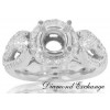1.25 CT Round Cut Diamond Semi Mount Engagement Ring 